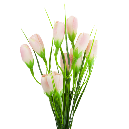 CV27023-2 Powder-Pink Crocuses: A Bouquet of Crocuses, Artificial Flowers, Spring Decoration, Vase Arrangement