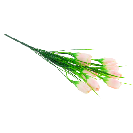 CV27023-2 Powder-Pink Crocuses: A Bouquet of Crocuses, Artificial Flowers, Spring Decoration, Vase Arrangement