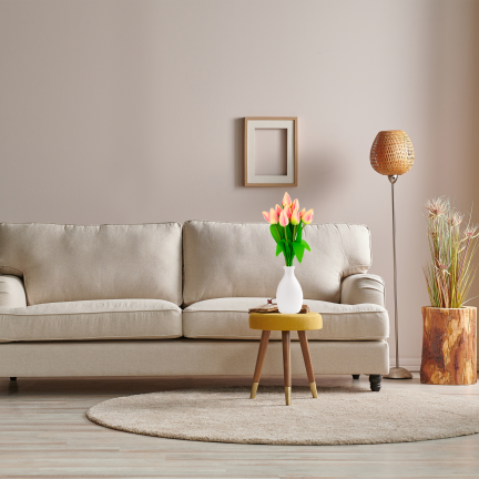 CV27025-2 TULPENSTRAUSS 12 GESCHLOSSENE ROSA KÖPFE