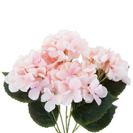 CV28571-3 HORTENSIE DICHTEN SCHÖNEN HORTENSIEN STRAUSS KÜNSTLICHE BLUMEN WIE LIVE-ROSA X5