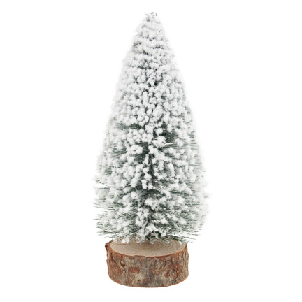 CV30060 SCHNEEBEDECKTER WEIHNACHTSBAUM KLEINER WEIHNACHTSBAUM DEKORATIVE FIGÜRCHEN