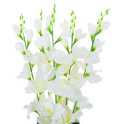 CV31140-15 KÜNSTLICHER GLADIOLENZWEIG DEKORATIVE VASENBLUMEN