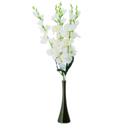 CV31140-15 KÜNSTLICHER GLADIOLENZWEIG DEKORATIVE VASENBLUMEN