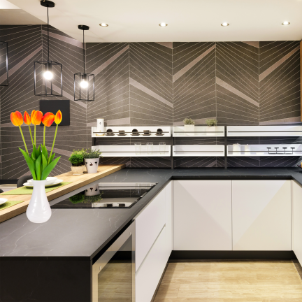 CV31218-5 BUKIET TULIPANÓW GUMA PIANKA x 5 szt REALISTYCZNY PERFOROWANY pomarańczowy