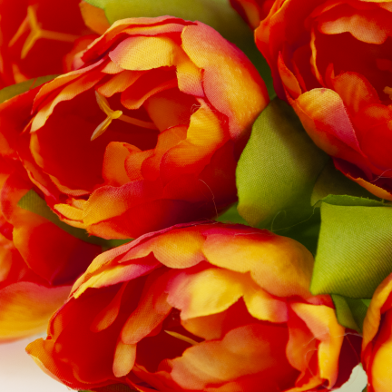 CV31227-2 Tulpenstrauß, künstliche Tulpen in einem Strauß, Frühlingskomposition