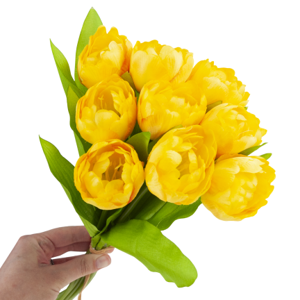 CV31227-3 Tulpenstrauß, künstliche Tulpen, Komposition für Vase Schilfrohr