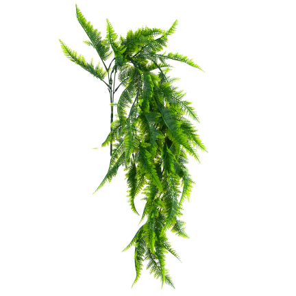 CV32617 Artificial Fern Hanging Plant, 85 cm, Dense, Decorative Indoor Hanging Plant