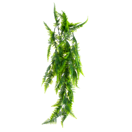 CV32617 Artificial Fern Hanging Plant, 85 cm, Dense, Decorative Indoor Hanging Plant