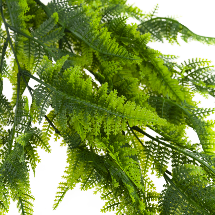 CV32617 Artificial Fern Hanging Plant, 85 cm, Dense, Decorative Indoor Hanging Plant