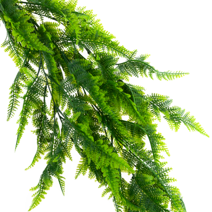 CV32617 Artificial Fern Hanging Plant, 85 cm, Dense, Decorative Indoor Hanging Plant