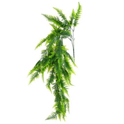 CV32617 Artificial Fern Hanging Plant, 85 cm, Dense, Decorative Indoor Hanging Plant