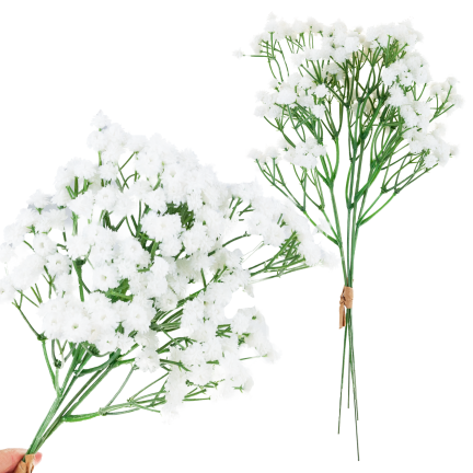 CV32934-1 GYPSOPHILA KYTICE X5 DEKORATIVNÍ VĚTVIČKA S KVĚTY DO VÁZY KOMPOZICE