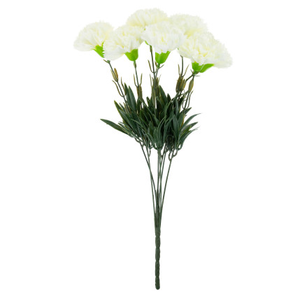 CV33067-1 NELKEN STRAUSS NELKEN DICHTE ZWEIGE BLÄTTER STIELE BLUMEN WIE LEBENDIG