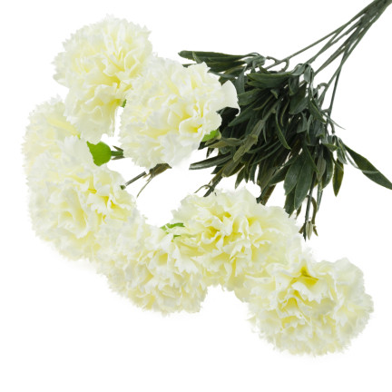 CV33067-1 NELKEN STRAUSS NELKEN DICHTE ZWEIGE BLÄTTER STIELE BLUMEN WIE LEBENDIG