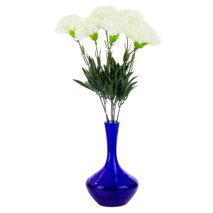 CV33067-1 NELKEN STRAUSS NELKEN DICHTE ZWEIGE BLÄTTER STIELE BLUMEN WIE LEBENDIG