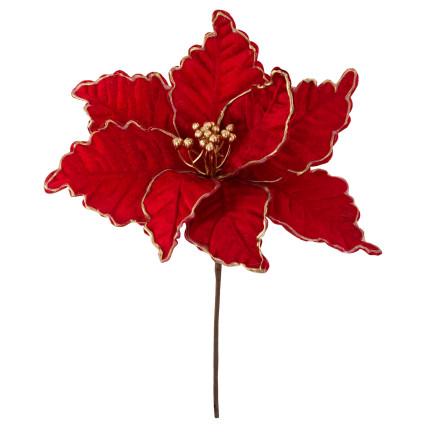 CV34186-6 STERN VON BETHLEHEM BLUME WEIHNACHTSSTERN FÜR WEIHNACHTSBAUM GROSS AUF FEDER SCHILF