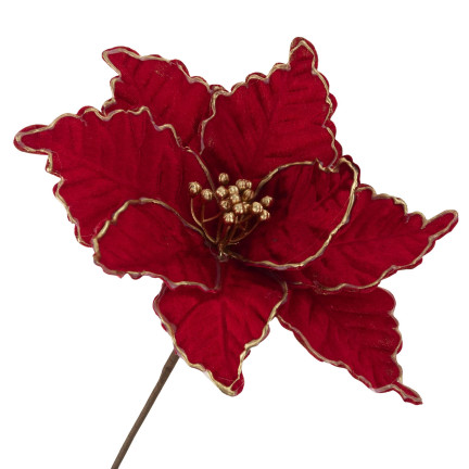 CV34186-6 STERN VON BETHLEHEM BLUME WEIHNACHTSSTERN FÜR WEIHNACHTSBAUM GROSS AUF FEDER SCHILF