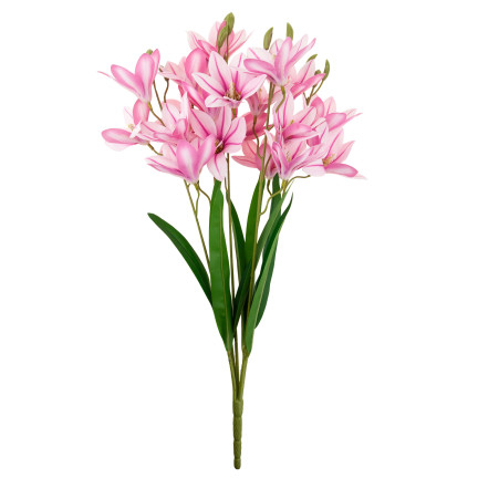 CV34944-3 LILIE KÜNSTLICHE BLUMEN GROSSER STRAUSS LILIEN ZWEIGE DEKORATIVE DEKORATIVE