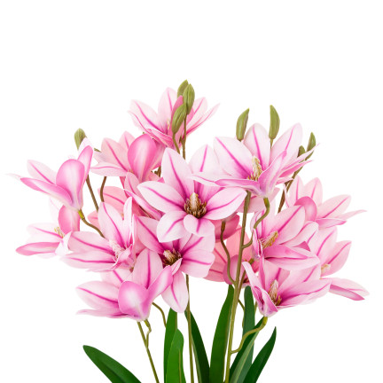 CV34944-3 LILIE KÜNSTLICHE BLUMEN GROSSER STRAUSS LILIEN ZWEIGE DEKORATIVE DEKORATIVE