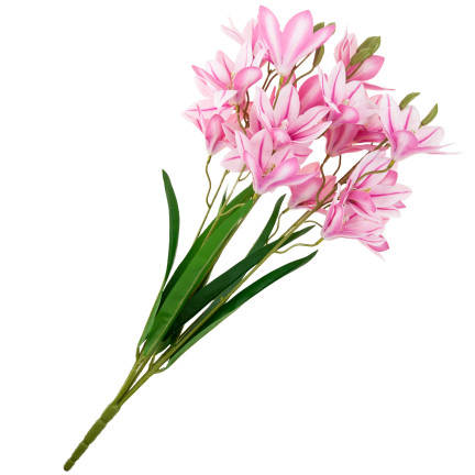 CV34944-3 LILIE KÜNSTLICHE BLUMEN GROSSER STRAUSS LILIEN ZWEIGE DEKORATIVE DEKORATIVE