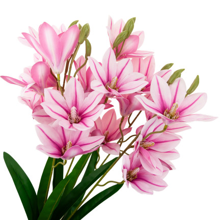 CV34944-3 LILIE KÜNSTLICHE BLUMEN GROSSER STRAUSS LILIEN ZWEIGE DEKORATIVE DEKORATIVE