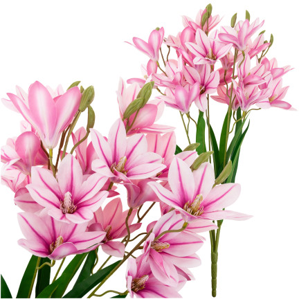CV34944-3 LILIE KÜNSTLICHE BLUMEN GROSSER STRAUSS LILIEN ZWEIGE DEKORATIVE DEKORATIVE