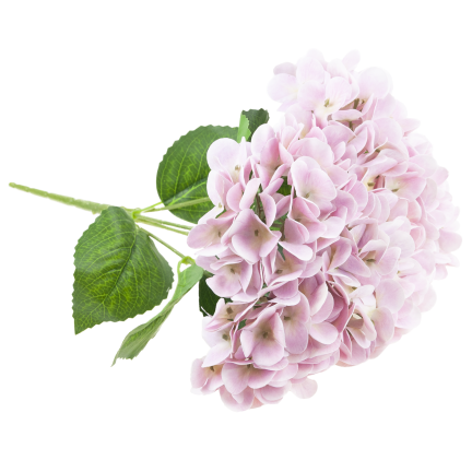 Hydrangea bouquet, artificial flowers, real touch, realistic, pink