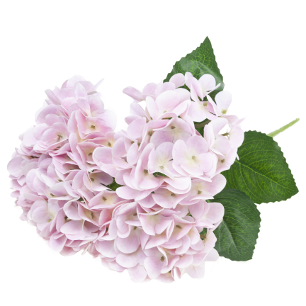 Hydrangea bouquet, artificial flowers, real touch, realistic, pink