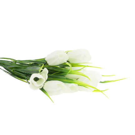 CV35281-1 KROKUS BUKIET X5 bialy