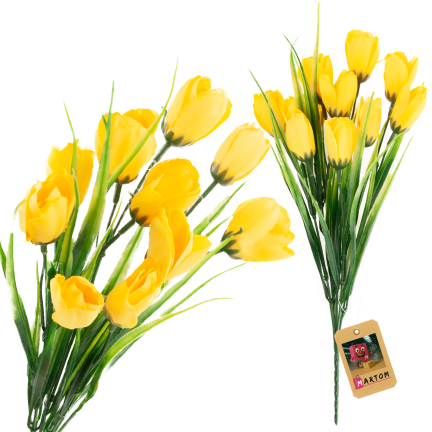 CV35281-2 KROKUS BUKIET X5 zolty