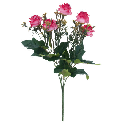 CV35767-MIX RŮŽE x5 BUNCH DEKORACE Růže Kytice umělých růží