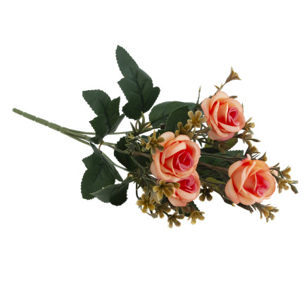 CV35767-MIX RŮŽE x5 BUNCH DEKORACE Růže Kytice umělých růží