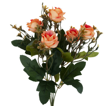 CV35767-MIX RŮŽE x5 BUNCH DEKORACE Růže Kytice umělých růží