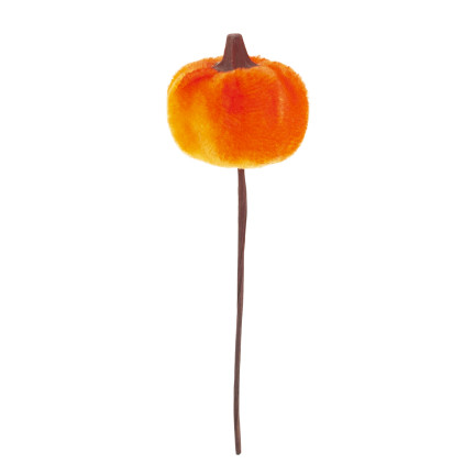 CV36807 Dýně, umělé dýně IN PIKU 6PTS oranžová Dekorativní, ideální pro podzim a Halloween