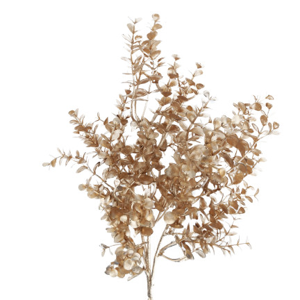 CV37058-2 decorative gold branch, dense, elegant, glamorous, holiday leaves