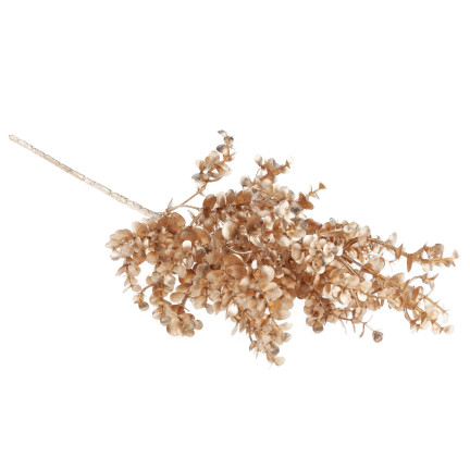 CV37058-2 decorative gold branch, dense, elegant, glamorous, holiday leaves