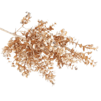 CV37058-2 decorative gold branch, dense, elegant, glamorous, holiday leaves