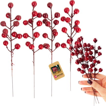 CV37142 OKRASNÁ VĚTEV NA VRCHOLU HLOH CESMÍNA JEŘÁB 4KS