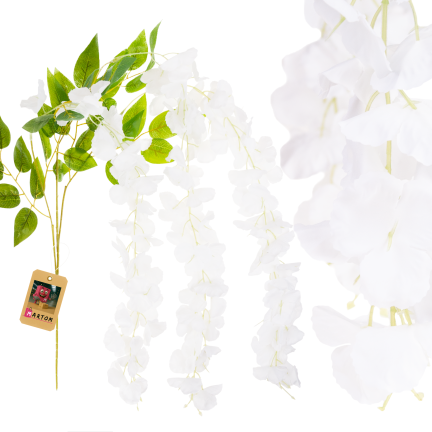 Flower garland, hanging artificial flowers, spring decoration
