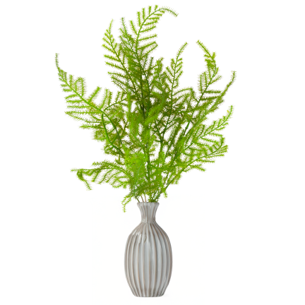 CV38574 BUKIET ZIELONYCH GAŁĄZEK ASZPARAGUS LIŚCIE ZIELEŃ  X5