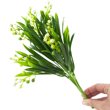 CV38694 BUKIET GAŁĄZEK X9 KONWALIA