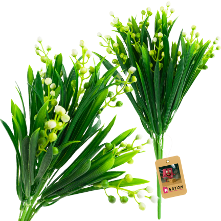 CV38694 BUKIET GAŁĄZEK X9 KONWALIA