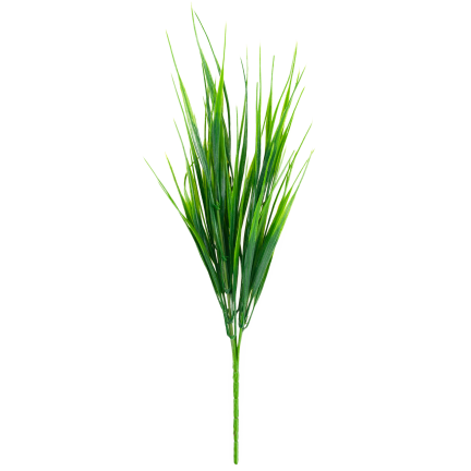 Artificial grass, grass bundle, grass on a spike, green, 39 cm
