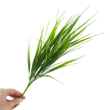 Artificial grass, grass bundle, grass on a spike, green, 39 cm