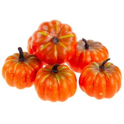 TG72992-2 KÜNSTLICHE KÜRBISSE 6-TEILIG HERBST HALLOWEEN DEKORATION SET