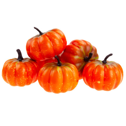 TG72992-2 KÜNSTLICHE KÜRBISSE 6-TEILIG HERBST HALLOWEEN DEKORATION SET