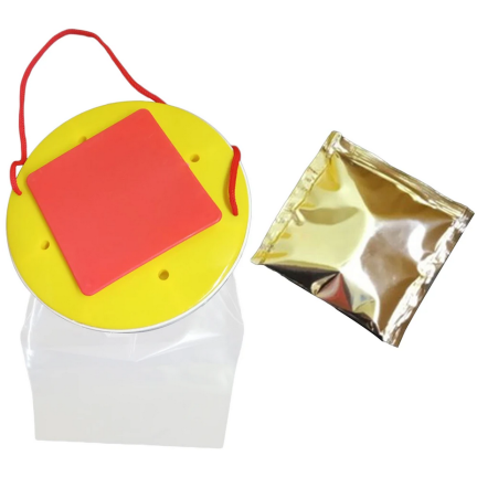 TG71406 Insect Trap: Fly and Wasp Catcher with Attractant, Hanging Bag