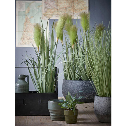 CV15459 Pampas grass in a pot—artificial decorative plant