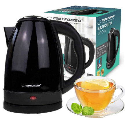 EKK113K ESPERANZA VICTORIA 1,8L KABELLOSER ELEKTRISCHER WASSERKOCHER SCHWARZ