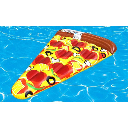 TG48106-2 STRAND MATRATZE PIZZA AUFBLASBAR FÜR SCHWIMMEN GROSSE KOMFORTABLE MEER POOL URLAUB